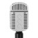 Portable karaoke microphone, 5 watts, 1200 mAh, white-black
