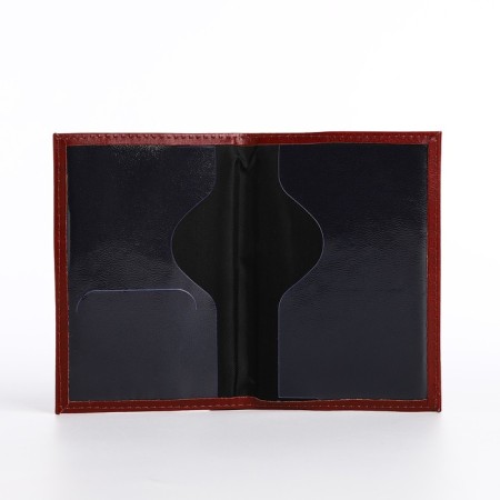 Passport cover, brown color-4