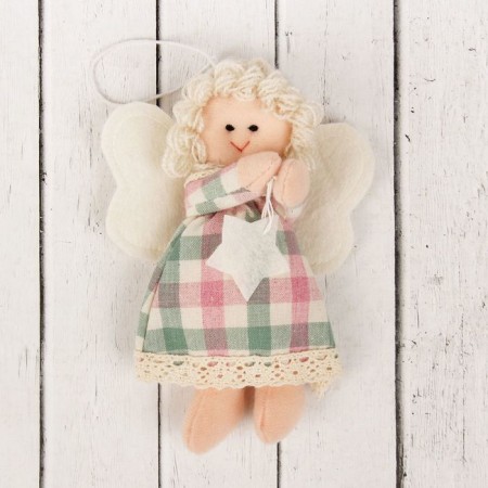 Interior doll "Angel", with a star in his hands, Mix color-3