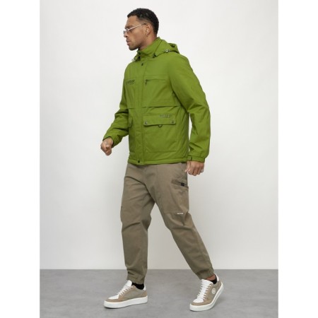 Sports male jacket, size 48, green color-9