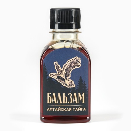 Balm is non -alcoholic, Altai taiga, with pantogematogen, 100 ml.