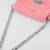 A chain for a bag, with carbines, aluminum, 13.5 × 20.5 mm, 60 cm, silver color