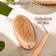 Brush massage bath made of natural bristles, with a handle, smooth