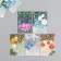 Cardboard "Happy New Year" set 10 pcs (5 types) 4x6 cm