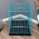 A cage with a hatch for dogs and cats, 100 x 60 x 70 cm, blue