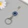 Keychain from the evil eye Metal "Key Nazar" 2.7x7 cm