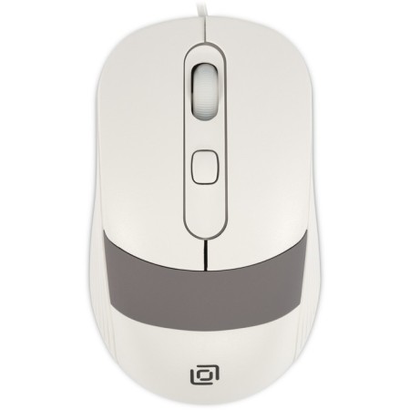 Mouse call 310m white/gray optical (2400DPI) USB for a laptop (3but)