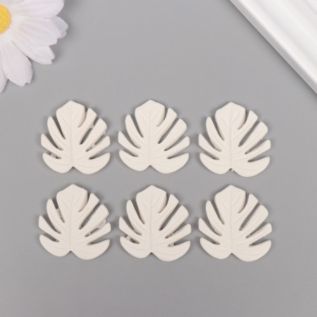Decor for creativity Polystone "Liszt Monsters" White set 6 pcs 2.8x3 cm-2