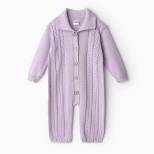 Combine Knitted Minaku, height 68-74, lavender color
