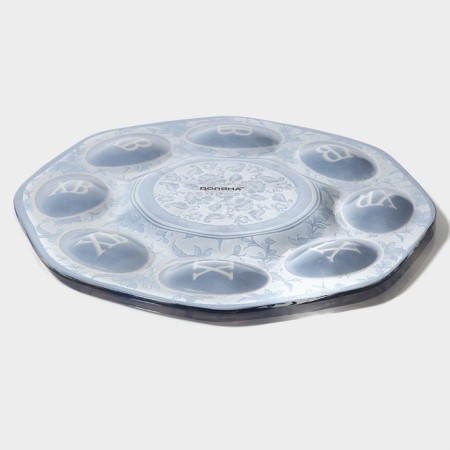 Glass stand for the eggs of the share "Christ Risen", 8 cells, 22 × 22 cm-5