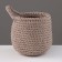 Suspended basket, polyester fiber