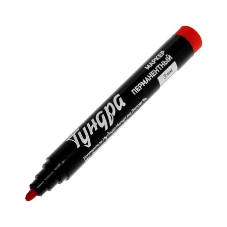 Building tundra marker, permanent, red, line width 3 mm-7