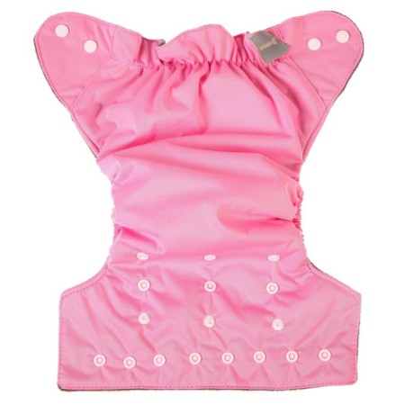 Panties-scammer, reusable, carbon-bamboo fabric, pink color, from 0-36 months.-5