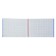 Notepad A5, 80 sheets, in a cage, on a crest, Metallic "Silver", Colored Cut, Bumwine Cover
