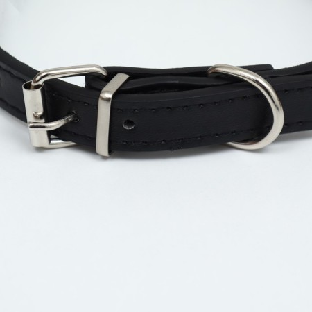 A collar with blunt spikes 38 x 1.5 cm, Osh 26-33, frost-resistant PU, black-2