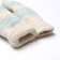 Women's woolen mittens "snowflake", white color, size 20-22
