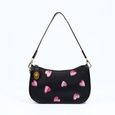 Bag-baget with a zipper, black color