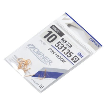 The hook Owner PIN Hook Gold No. 10, 10 pcs.-3