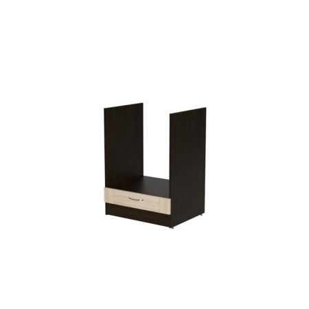 A table under an oven width 600 mm, 60x48x82 cm, wenge, quad oak sonom