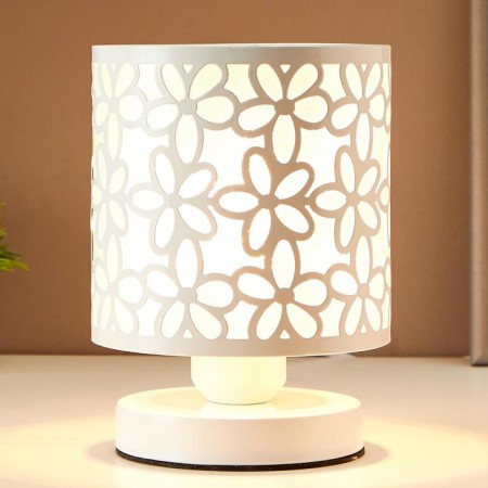 Table lamp "Flowers" 1xe27 40W white 14.5x14.5x19.5 cm Risalux-3