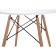 Wooden Table Table Buka/Metal, Natural 90x90x72 cm