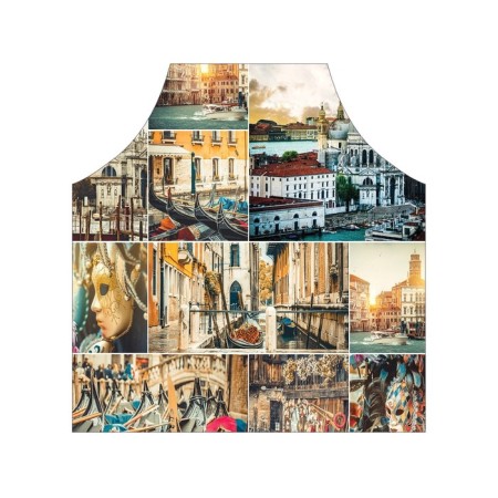 Apron kitchen with a photo print "Folk festivities", adjustable, size OS-2