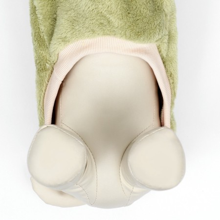 Avocado sweater, velor, size S (DS 25, Osh 24, OG 35 cm), green-6
