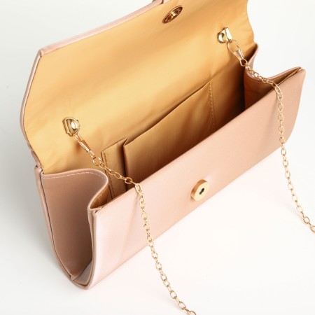 Female bag on a magnet, beige color-4