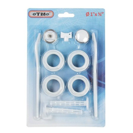 A set for connecting the radiator OTMO, 1 x 3/4 ", with two brackets, in a blist