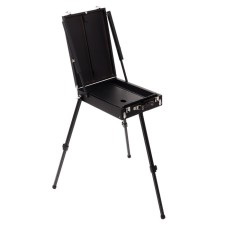 A sketch of 780 x 920 x 1450 (1800) mm, telescopic legs, with a palette, pine, dark, Gamma Studio Gamma