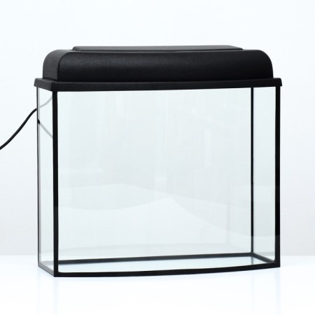 Aquarium "TV" with a lid, 30 liters, 46 x 20.1 x 36.5 cm, black