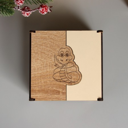 New Year's box combined "snake 10.5x10x7 cm-2