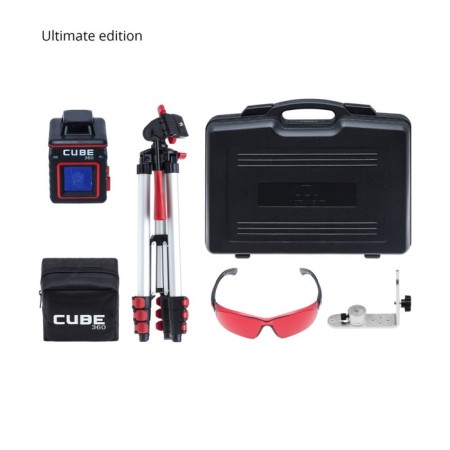 Laser Laser ADA Cube 360 ​​A00446 Ultimate Edition, 20/70 m, ± 0.3 mm/m, 360 °/160 °-6