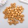 Beads for creativity wood "natural" set 30 g 1x1 cm