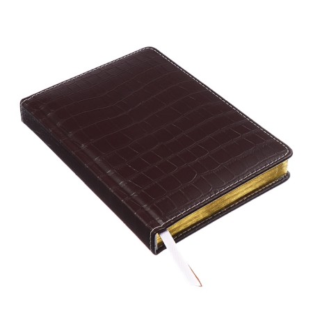 Dated diary 2025, Devente. Flag, B5 168 sheets, Devente. Wild, a solid cover to leatzers with foam rubber, perforation, liesse, block 70 g/m2, brown-3