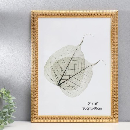 Photo frame plastic 30x40 cm "Cell" gold 44.5x34.5 cm