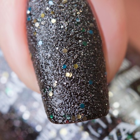 Mavala nail polish, tone 387 Black Cosmic-2