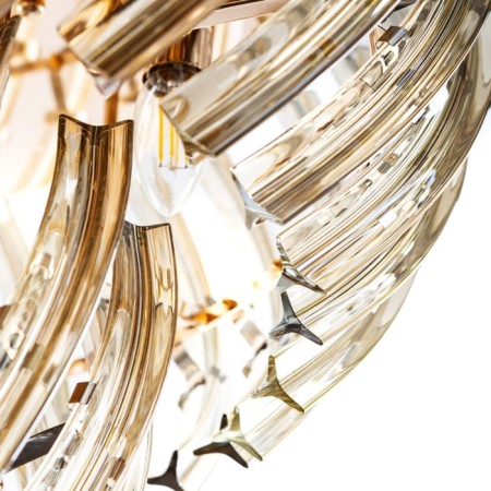 Ceiling chandelier Arte Lamp Ella A1054PL-9GO, E14, 9x40 W, 65x65x40 cm, golden-1