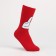 Male socks, red color/goose, size 29