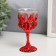 Climber Plastic, glass "Enjection" red 10.5x6x6 cm