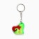 New Year's keychain for keys, voluminous "New Year: Snake with Heart" 3.5 x 8.2 cm