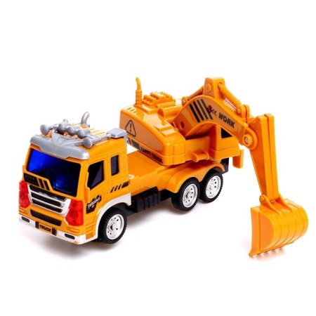 The construction "construction", a scale of 1:55, works from batteries, light and sound, mix-3