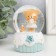 Souvenir Polystone Water Ball Light "Festive Bear" mix 6x6x8.5 cm