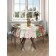 The tablecloth "Decorated Christmas trees", round, Saten, d = 150 cm