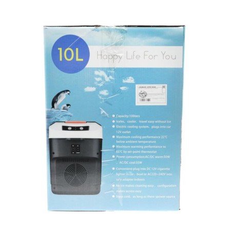 Auto chillor 10 l, 12/24/220 V, 68 W, -5/+65 ° C, LED display-8