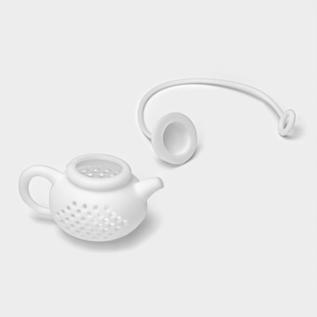 Toll for tea "Teapot", 5.5 cm, white color-2