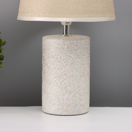 Table lamp "Waves" 1x40W E14 gray/beige 20x20x34cm-3