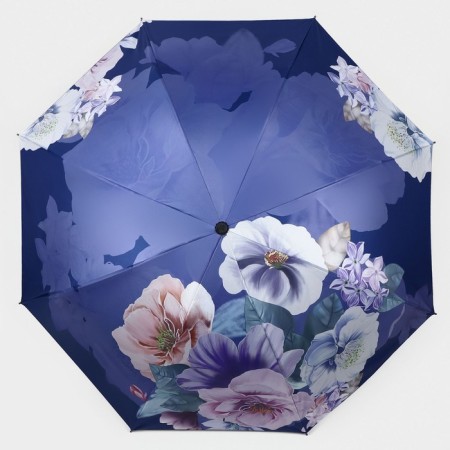 Mechanical “violets” umbrella, eonge, 4 additions, 8 knitting needles, r = 47 cm, color mix-5