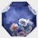 Mechanical “violets” umbrella, eonge, 4 additions, 8 knitting needles, r = 47 cm, color mix