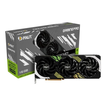 The Palit PCI-E 4.0 RTX4070TI SUPER GAMINGPRO NVIDIA GEFORCE RTX 4070TI SUPER 16GB 2 106497-9